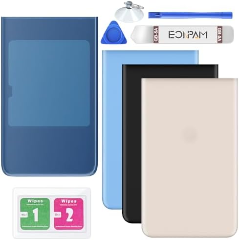 Back Cover Glass for Google Pixel 8 Pro GC3VE G1MNW (Lower Gold)