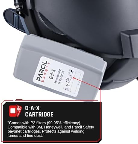 Parcil Distribution WF-101 Auto-Darkening Full Face Welding Respirator Mask