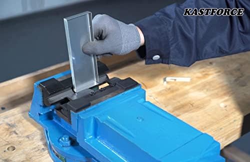 KF5012 6 Inch 150 mm Vise Mount Metal Brake Bender Attachment Bending Max Capacity 14 Gauge 2mm Mild Steel 1/8" Aluminum