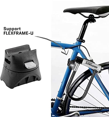 Kryptonite Kryptolok Standard Bike U-Lock, Heavy Duty 12.7mm Steel Shackle