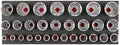TEKTON 1/2 Inch Drive 12-Point Socket Set, 29-Piece | SHD92807 | Deep, 10 - 38 mm, Foam Organizer