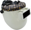 WoahBros Chopped Top Welding Hood | Flip-Front Welding Helmet, Fiberglass Reinforced Shell, Low Profile | Fixed Shade 10 Lens, Fits 2” x 4.25” Cheater Lens | Sheriff