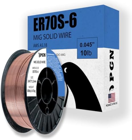 PGN ER70S-6 .045" Solid MIG Welding Wire - 10lb Spool