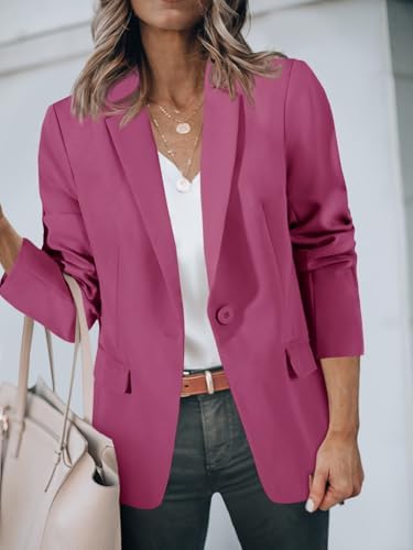 Cicy Bell Womens Casual Blazers Long Sleeve Work Office Suit Jackets Blazer