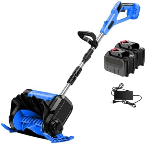 Cordless Electric Snow Shovel, Brushless, 11.8 in, 2 Batteries