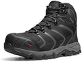 NORTIV 8 Waterproof Steel Toe Work Boots for Men
