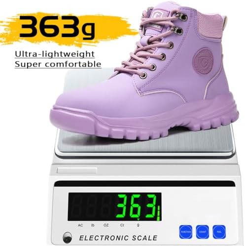 Steel Toe Boots for Women Men Waterproof Lightweight Safety Shoes