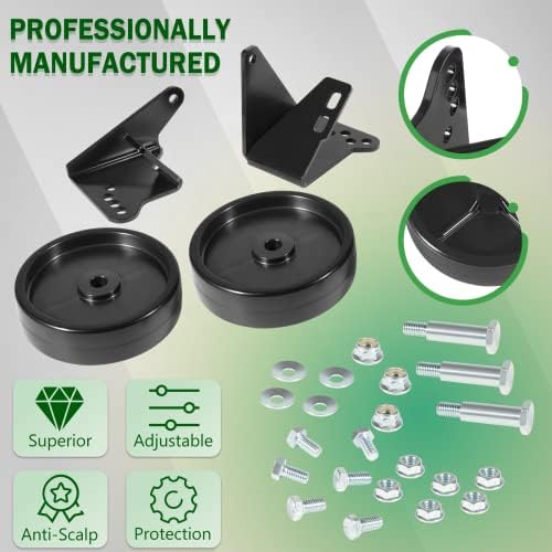 OEM-190-183 Deck Wheel Kit Replacement for MTD Lawn Tractor 38-Inch and 42-Inch Decks 2009 and Prior