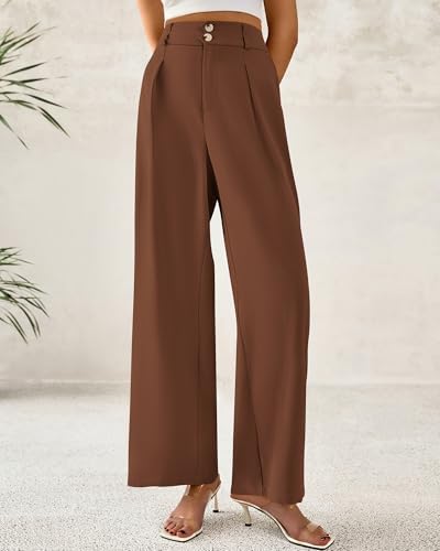 BTFBM Wide Leg Dress Pants Women Business Casual Outfits