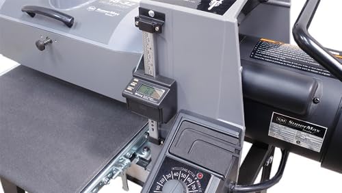SuperMax 16-32 Drum Sander Open Stand INTELLISAND Technology Built-in DRO Quick Adjustment Lever