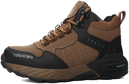 Steel Toe Work Shoes for Men Women, Puncture Resistant Safety Work Boots, 6" Lightweight Comfortable Industrial Construction Boot, Indestructible Utility Sneakers