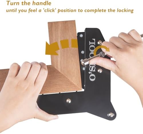 O'SKOOL Miter Max Corner Clamp for Woodworking, Miter Clamp, 2 Pack
