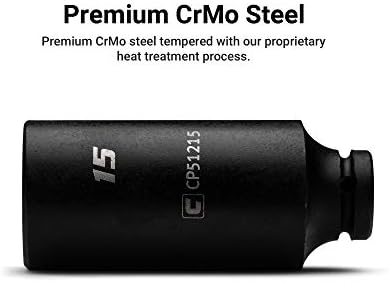 Capri Tools 1/4-Inch Drive Master Impact Socket Set (Shallow & Deep Set / 3/16-9/16 in.)