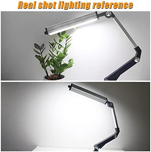 LED Machine Work Light 120V 16W Waterproof Aluminum Alloy Long Arm for CNC Lathe Drill Table Industrial Lighting