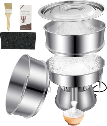 Sidasu Automatic Vibrating Sieve Shaker–40&60 Mesh Flour Sifter