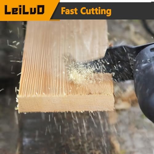LEILUO 7Pcs Oscillating Tool Blades Wood, 70mm Extra Long Japanese Teeth