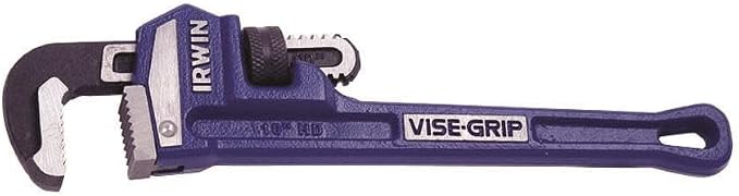IRWIN Tools VISE-GRIP Pipe Wrench, Cast Iron, 1-1/2-Inch Jaw, 10-Inch Length (274101)