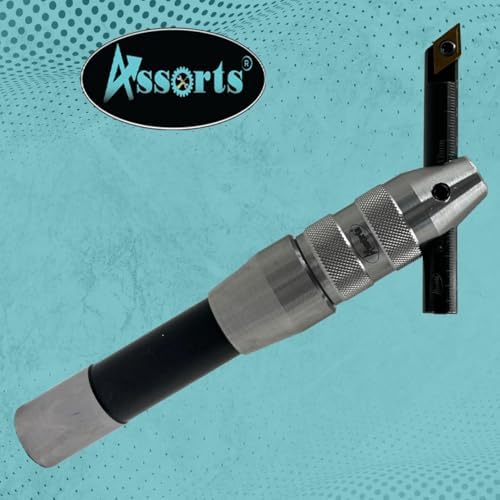 New Fly Cutter with R8 7/16 UNF Drawbar Shank, indexable Boring bar, 10 PCS Inserts (DCMT 11 T304), T-15 Key & Plastic case. Ideal for Facing & Boring. Watch The Working Video for Details