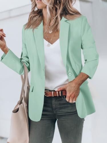 Cicy Bell Womens Casual Blazers Long Sleeve Work Office Suit Jackets Blazer