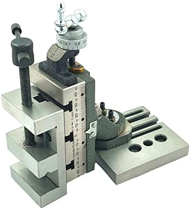 Mini Vertical Milling Slide with 2"/ 50 mm Mini Steel Vice & Base Mounting Plate - Direct Mounting on 7 x 14 Mini Lathe Machine
