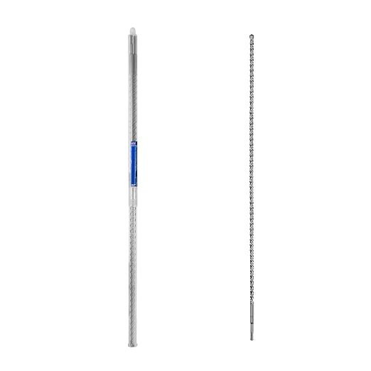 SALI SDS Plus Rotary Hammer Drill Bit 2 Pcs 5/8"*39" Concrete Drill Bit Kit Cross-Type Double Thread Carbide Material Suitable for Concrete, Brick, Cement Walls, Stone, Hammer Drill Bits for Concrete