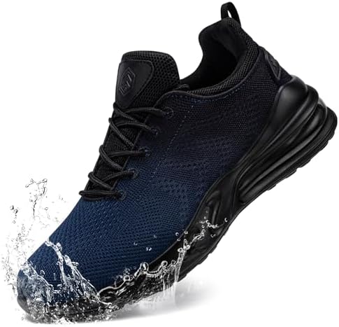 LARNMERN Men Chef Shoes Non Slip Work Waterproof Slip-on
