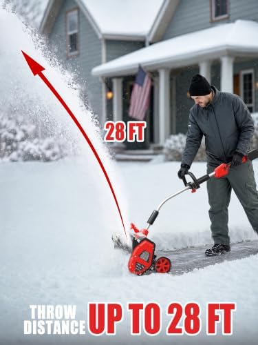 18'' Cordless Snow Shovel Compatible with Milwaukee M18 Battery (Tool Only)