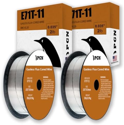 PGN E71T-11 .035" (2 Pack) Gasless Flux Core Welding Wire 2 lb
