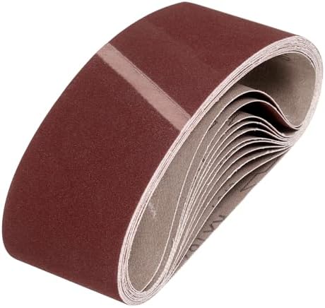 HARFINGTON 3 x 21 Inch Sanding Belts, 14 Pcs 240 Grits Aluminum Oxide