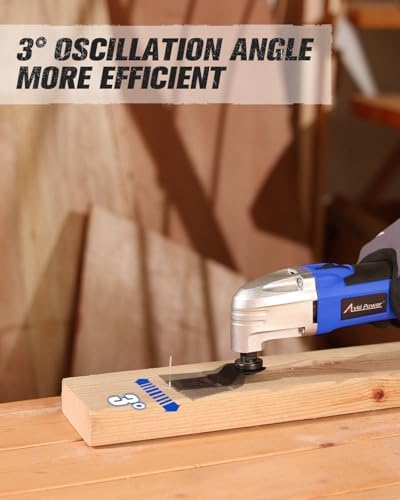 AVID POWER Oscillating Tool 3°Oscillation Angle 22,000 OPM Oscillating Saw