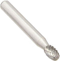 Drill America SE-1 Carbide Burr/Rotary File Oval Double Cut for Die Grinder 1/4" Dia. x 3/8" Cut Length with 1/4" Shank and 6" Overall Length, DUL Series
