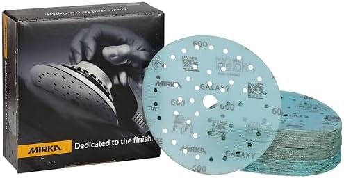 Mirka Sandpaper Galaxy Multifit 6 inch Grit 600 50 Discs