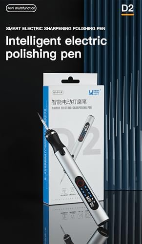 MaAnt D2 Intelligent Charging Grinding Pen Polishing Grinding Cutting Drilling Carving Disassembly Face Lattice Cutting Tools(D2 B Set)
