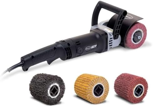 Eastwood Contour SCT Surface Conditioning Tool With 4 Sanding Drums Set | Heavy Duty Automotive Metal Preparation Tools Includes 4 120 Grit Non-Woven Nylon Sanding Drums