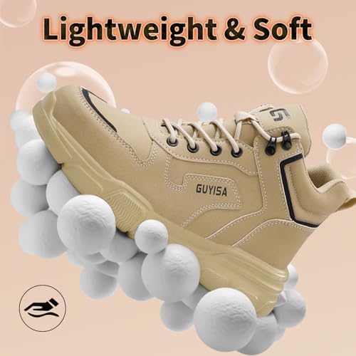 Steel Toe Shoes for Men Puncture Resistant Mens Safety Work Shoes