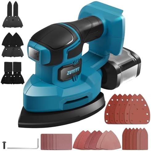 Cordless Detail Sander for Makita 18V Battery, 13000 OPM Palm Sander