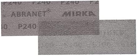 Mirka Abranet Abrasive Sheets 2.75x8 inch Grit 240 50 pcs