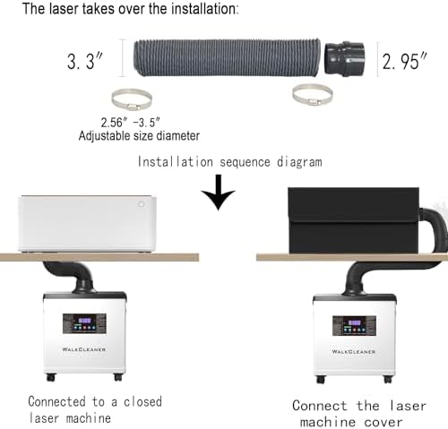 Solder Fume Extractor, 238W Smoke Absorber Air Purifier with HEPA Activated Carbon Filter for Soldering Station, Welding & Laser Engraving, Adjustable Quiet Fan ≤45dB