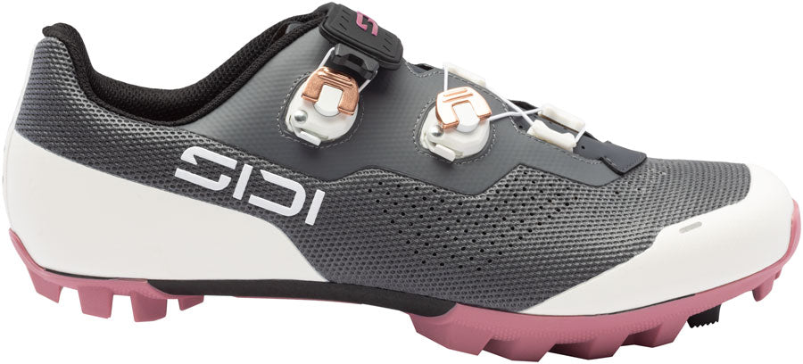 SIDI Dominator X XC Clipless Shoes - Women's Anthracite Ice White 40