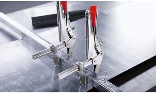 BESSEY SG4, 4 In. Jaw Capacity, 2-1/2 In. Throat Depth Gripping Plier