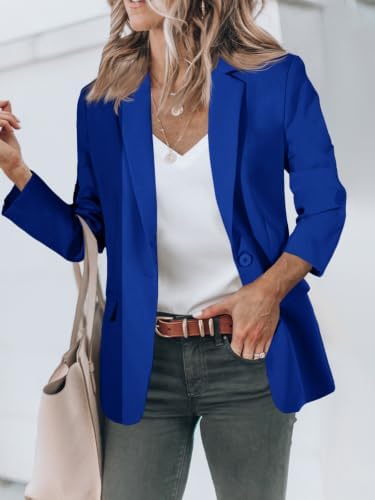 Cicy Bell Womens Casual Blazers Long Sleeve Work Office Suit Jackets Blazer