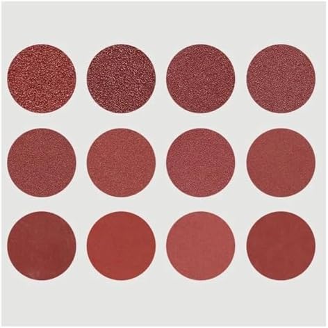 Sandpaper, Sanding disc,25Pcs 50/75/100/150/200mm Sanding Discs Hook Loop Sandpaper Abrasive Sand Sheets 40/320/600/800/1000/1200/1500/3000 Grit(150MM-2000)