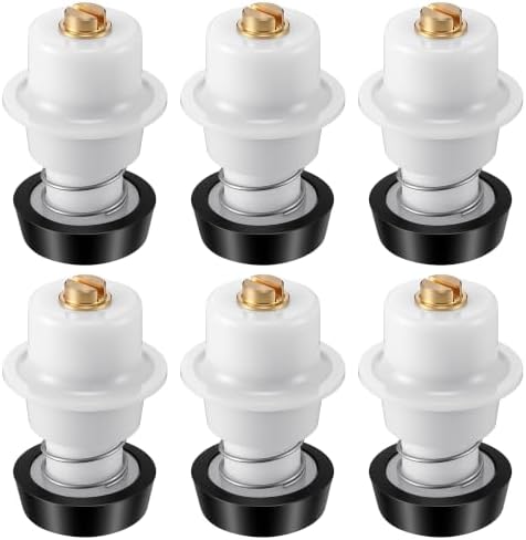 Screwdriver Control Stop Repair Kit, Compatible with Sloan, Replacement Parts Compatible with Sloan Flushometers H-540, H-600 & H-700 Series Control Stops(6 Pack,1")