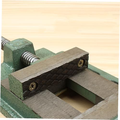 SEWACC 4-inch Drill Press Vise Bench Clamp Cast Iron Table Vise for Woodworking Machining and Milling Workholding Devices Random Color