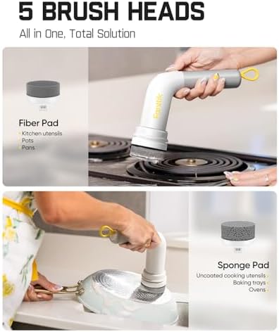 Fanttik G9 Handy Cordless Electric Spin Scrubber, for Kitchen
