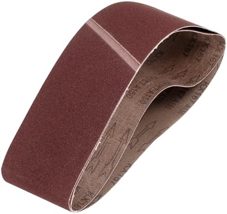 HARFINGTON 6 x 48 Inch Sanding Belts, 2 Pcs 150 Grits Aluminum Oxide