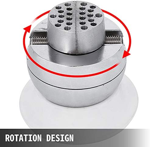 VEVOR Ball Vise 3" Engraving Setting Tool 360°Rotation Professional Ball Vise 30 PCS Attachment Jewelry Engraving Block Tools Standard Block (3inch)