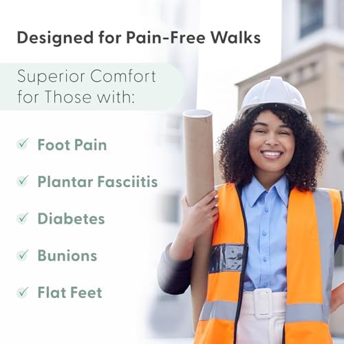 Orthofeet Quartz Orthopedic Women Slip on Work Boots