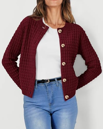 PRETTYGARDEN Women's Fall Lightweight Cardigan Sweaters