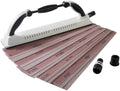 S SATC 15PCS Adjustable Radius Flexible Sanding Block with Hook & Loop Backing 70 x 400MM Longboard Hand Sander for Automobile Ship Wood Grinding with 80 120 180 240 320 Grit Mesh Sandpapers